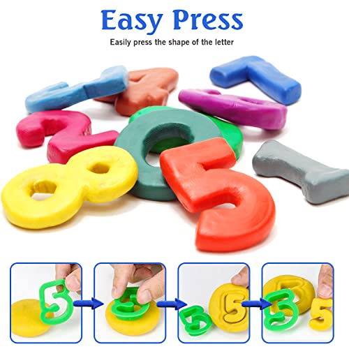 RIMOBUL Numbers Dough Cutter Kit Assorted Colors - Image 5
