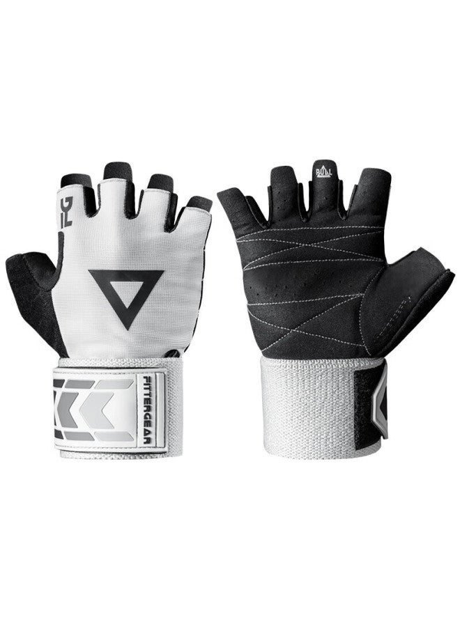 Fittergear Workout Gloves With Wrist Support For Pull-ups, Push-ups, Deadlifts, Anti-slip And Callus Prevention For Men - Image 3
