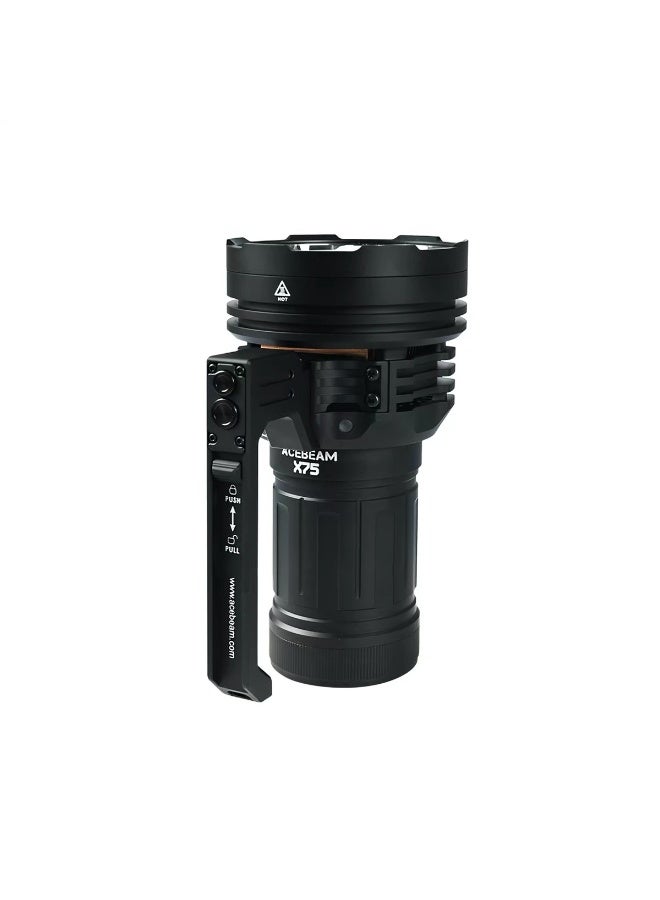 Acebeam X75 Tactical Searchlight, 80000 Lumens, 1150m Beam, IP68 USB-C Rechargeable LED Torch for Police, Military, Search & Rescue, Industrial & Professional Use - Image 2
