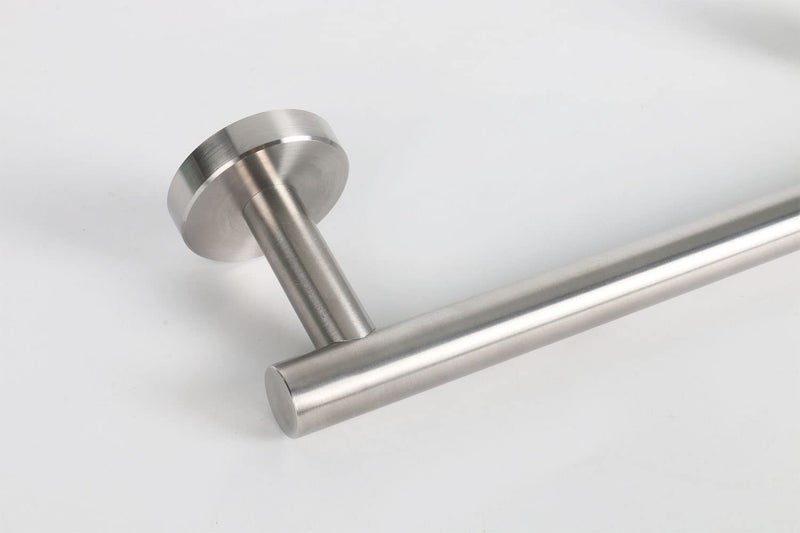 TocTen Bath Towel Bar - Thicken SUS304 Stainless Steel Bathroom Towel Holder, Towel Rod for Bathroom Heavy Duty Wall Mounted Towel Rack Hanger (16IN, Brushed Nickel) - Image 5