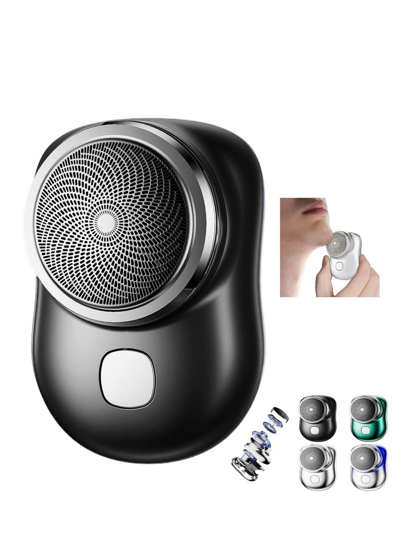 ELTRAZONE Mini&Portable Electric Shaver, New Pocket Portable Electric Shave, Magic USB Mini Shaver Electric Razor For Men, Rechargeable Travel Razors For Men Electric Shaver For Shaving Face(Green) - Image 1