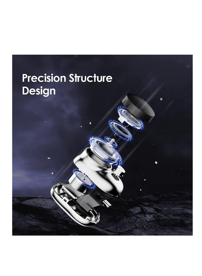 ELTRAZONE Mini&Portable Electric Shaver, New Pocket Portable Electric Shave, Magic USB Mini Shaver Electric Razor For Men, Rechargeable Travel Razors For Men Electric Shaver For Shaving Face(Green) - Image 5