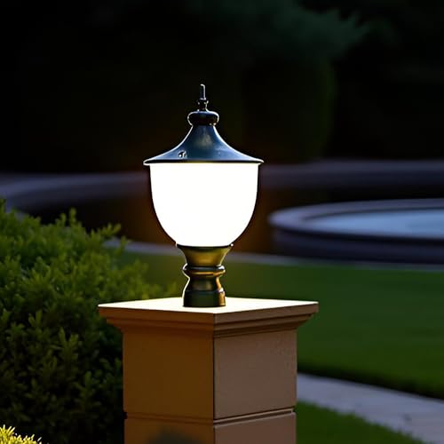 Lyse Decor Main Gate Lights for Home Gate, Waterproof Pillar lamp Lights, Exterior Boundry Wall Lights, Modern Gate Light for Home gate (GL07, Pack of 2) - Image 4