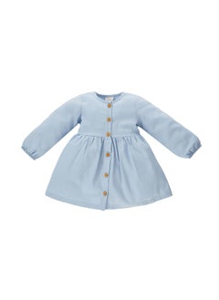 DeFacto Babygirl Regular Fit Bike Neck Long Sleeve Woven Dress  - Image 2