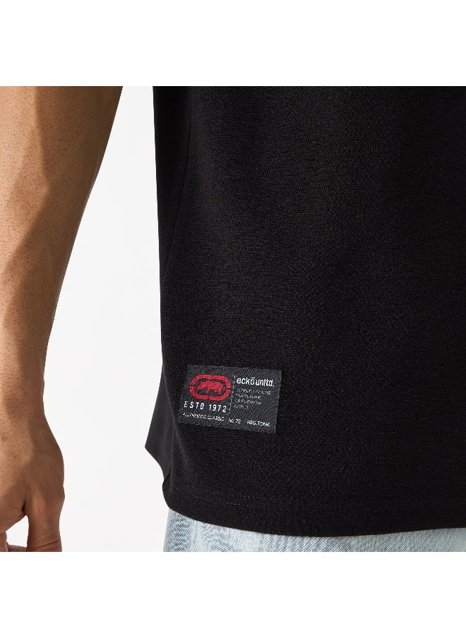 Ecko Unltd. - Ecko Logo Detail Crew Neck T-shirt with Short Sleeves - Image 1