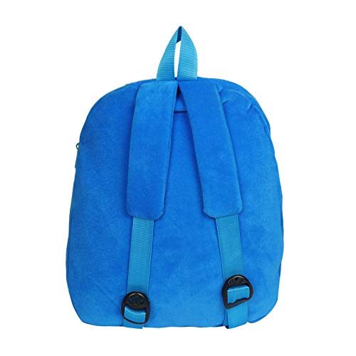 Black hill Cute Kids Backpack Toddler Bag Plush Animal Cartoon Mini Travel Bag for Baby Girl Boy 1-6 Years (Blue-Panda) - Image 2