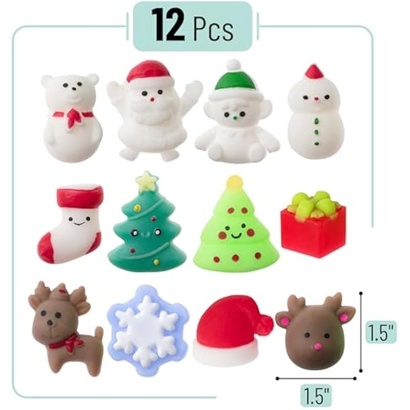 Mr. Pen-  Squishy Toys, 12 pcs, Holiday Squishies,  Squishies for Kids, Squishies - Image 2