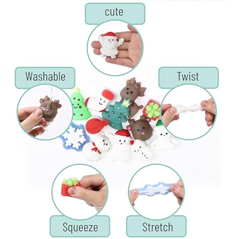 Mr. Pen-  Squishy Toys, 12 pcs, Holiday Squishies,  Squishies for Kids, Squishies - Image 4