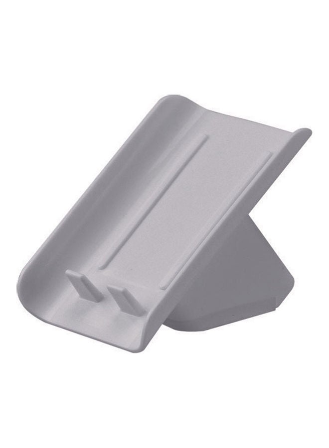 NIBEMINENT Non Adhesive Sponge Soap Draining Rack Holder Grey - Image 1