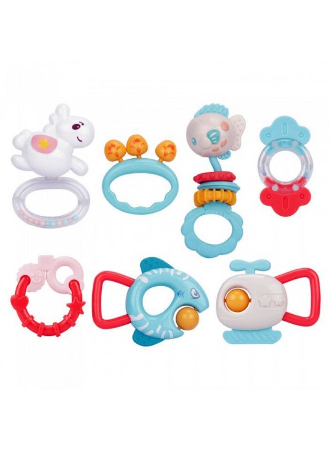 HUANGER طقم ألعاب رنين عضاضة، 7 قطع - Image 2