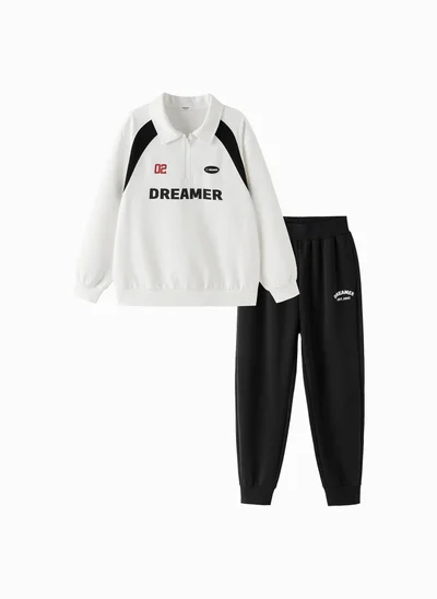 Balabala Boy Kids Knit long sleeve suit