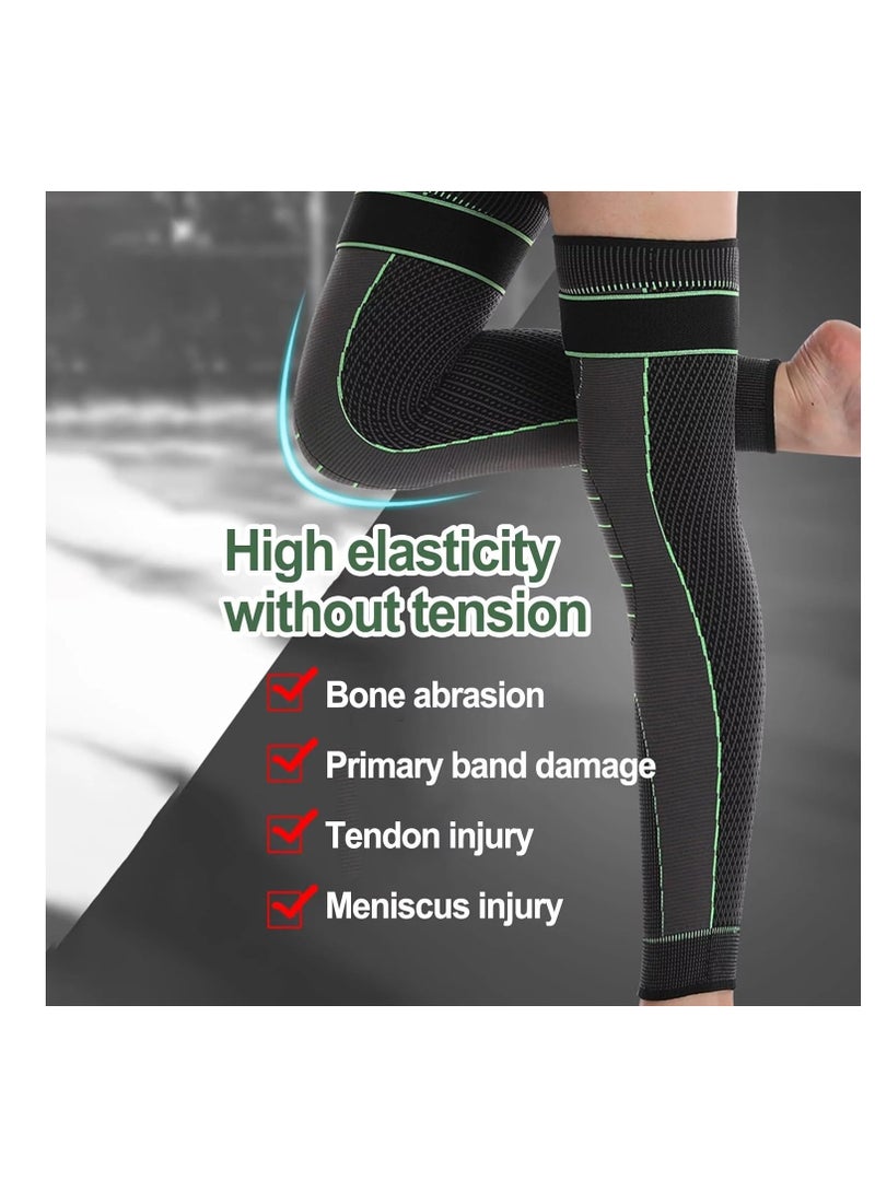 Plan A Foot Length Knee Compression Sleeve with Stabilizer, Self-Heating Foot and Knee Compression Brace, for Arthritis Pain and Support, Relieve Varicose Veins and Eliminate Leg Swelling(2)  - Image 4