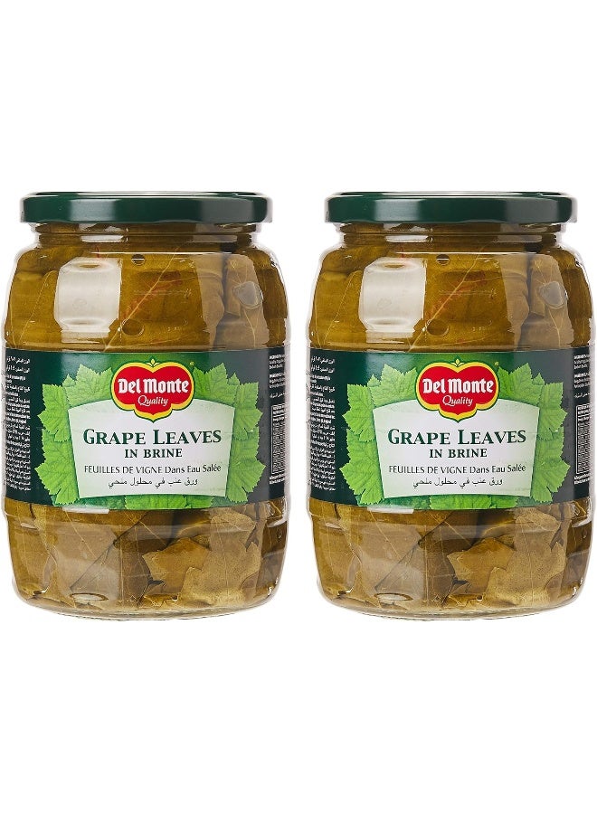 Del Monte Grape Leaves In Brine 2 x 907 gm (Pack of 1) - Image 1