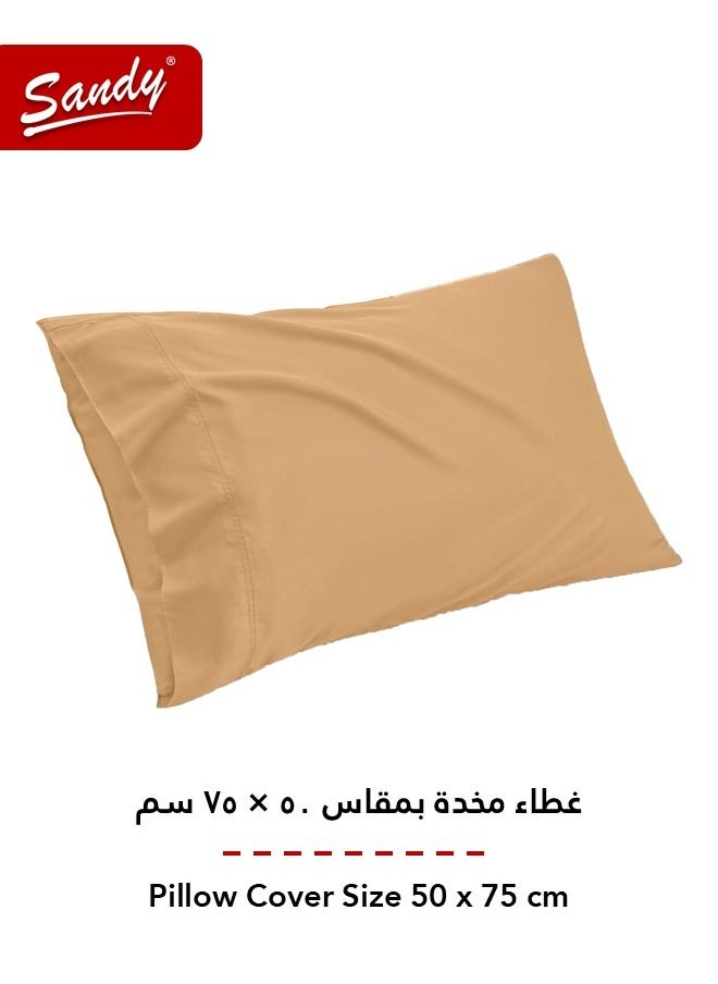 ساندي طقم شرشف سرير ساندي فاخر بجودة الفنادق مع غطاء وسادة، طقم من قطعتين، شديد النعومة وجيد التهوية وبارد, مقاس مفرد ونص 243 × 167 سم, جملي  - Image 4