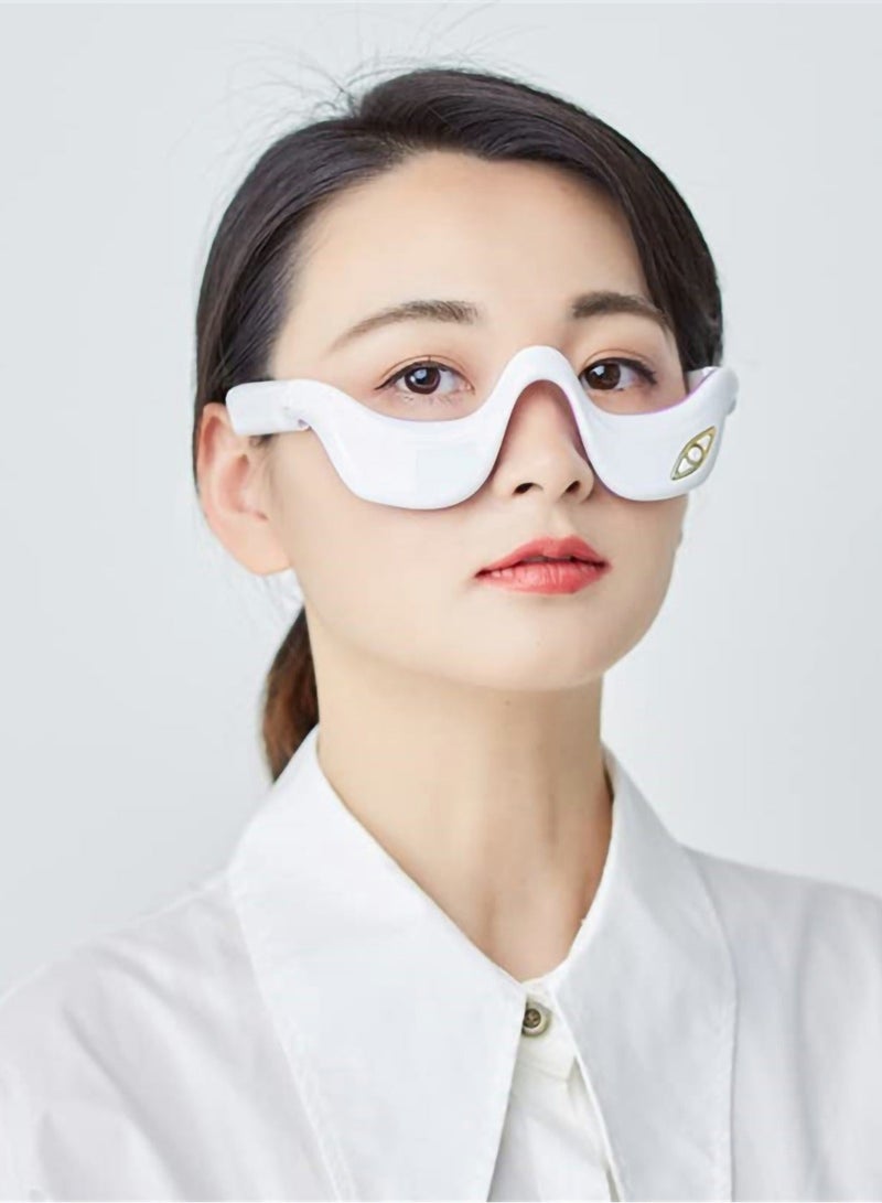 Eye Massager with Heat, Heated for Migraines, Relax and Reduce Strain Dark Circles Bags Dry Improve Sleep, Ideal Gifts Women/Men - Image 1