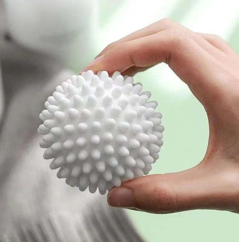 Laundry Washing Balls Set 6 Pieces 6 cm Diameter Silicone Rubber Coating PVC Material No Additives No Fragrances 60 Degrees Temperature Resistance Cold Water Suitable Automatic Washing Machines China Manufactured - Image 2