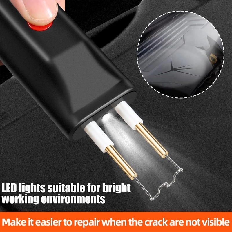 KASTWAVE Cordless Plastic Welder, Portable Plastic Welding Kit With 200Pcs Staples And Pliers, Built-In Led Plastic Welder Gun, Mini Handheld Welding Machine For Plastic Bumpers Repair & Plastic Repairs - Image 4