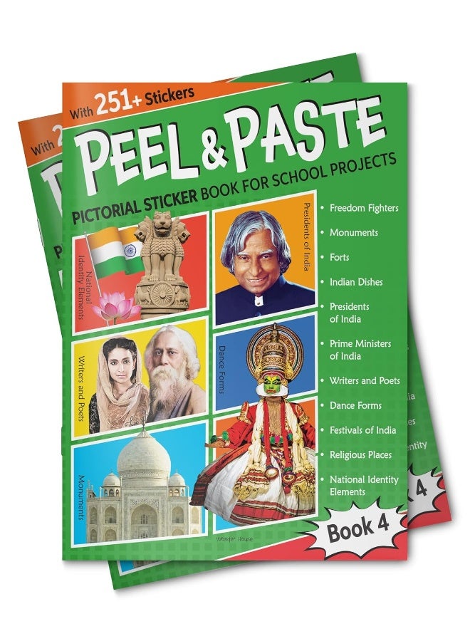 Peel & Paste - Pictorial Sticker Book For School Projects - Book 4  - Image 4