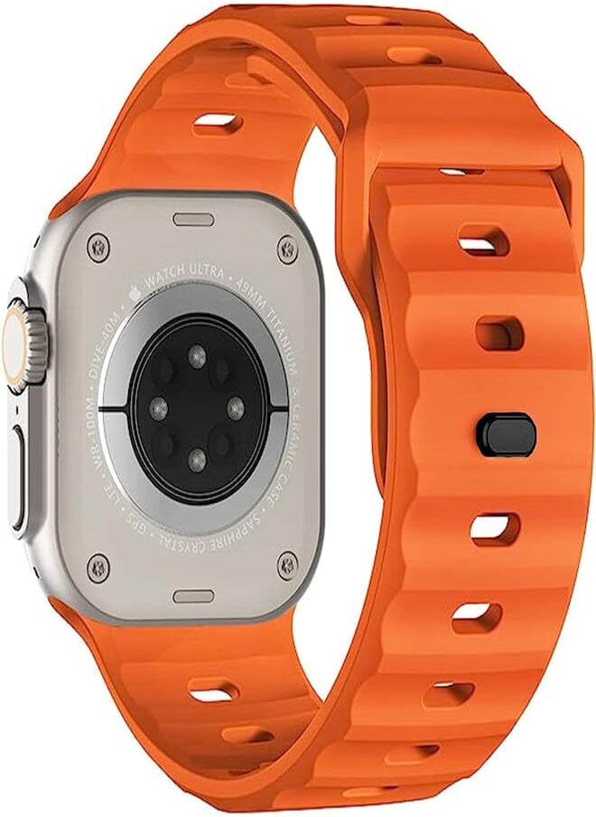 Next Next store Compatible with Apple Watch Band 42mm 44mm 45mm 49mm, Soft Silicone Adjustable Replacement Strap Compatible with iWatch SE & Series 7/6/5/4/3/2/8 