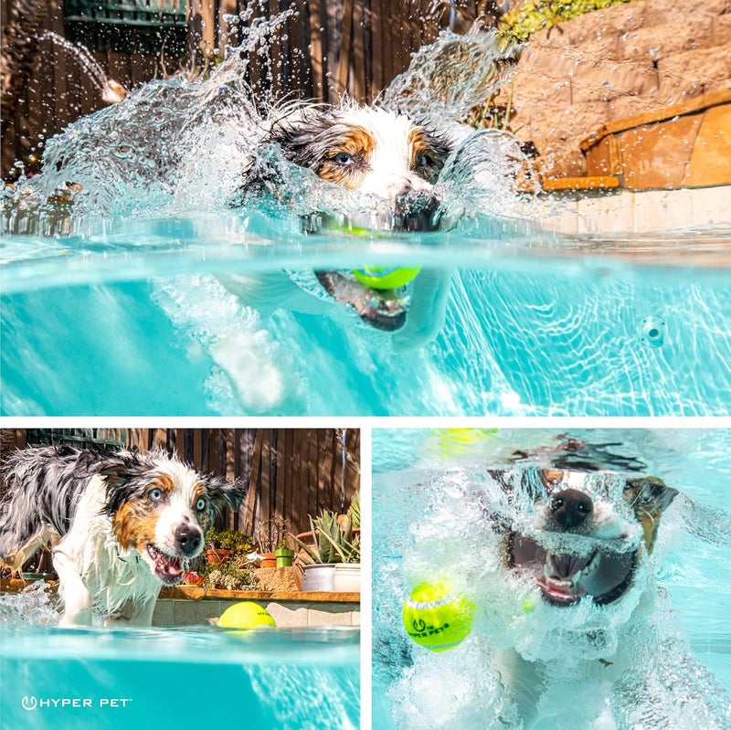 Hyper Pet Tennis Balls for Dogs - Safe and Fun Fetch Toy, 4 Pack of 2.5" Green Balls - Image 3