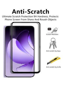ماركة غير محددة واقي شاشة لهاتف OPPO Reno 13 Pro 5G واقي شاشة من الزجاج المقسى 9H صلابة مضادة لبصمات الأصابع ومقاومة للخدش لهاتف OPPO Reno 13 Pro 5G  - Image 2