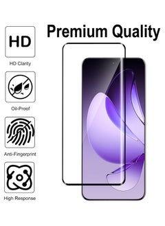 ماركة غير محددة واقي شاشة لهاتف OPPO Reno 13 Pro 5G واقي شاشة من الزجاج المقسى 9H صلابة مضادة لبصمات الأصابع ومقاومة للخدش لهاتف OPPO Reno 13 Pro 5G  - Image 3