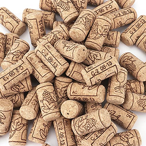 Tebery Tebery 150 Pack 8 Natural Wine Corks 78 x 1 34 Premium Straight Cork Wine Stopper for Corking Wine Making Art Projects 
