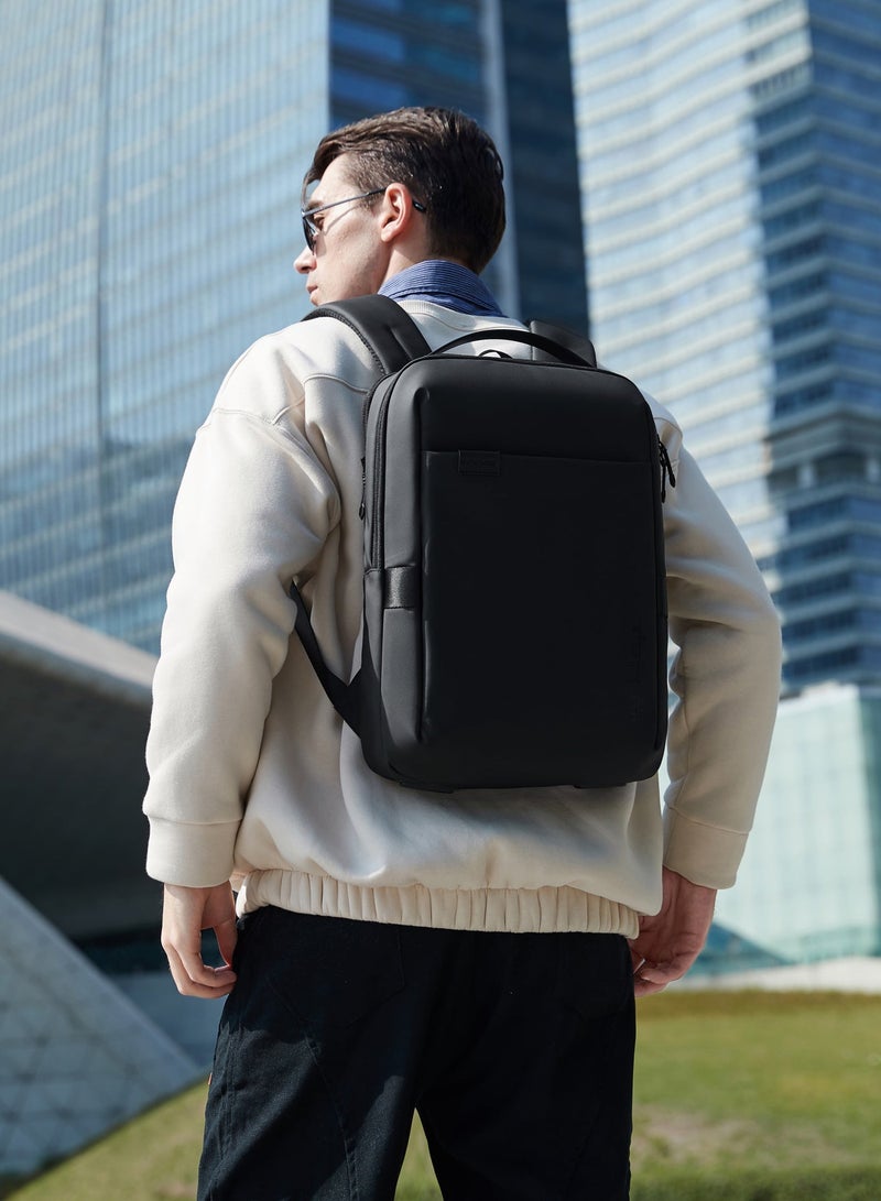 ARCTIC HUNTER Unisex Slim Laptop Backpack 9 L Durable Premium Water-resistant Shoulder Daypack for Office Business Travel College School, B00574 - Black - Image 5