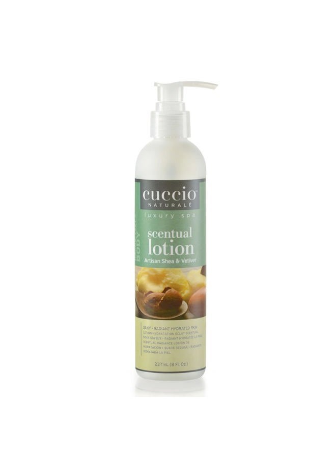 Cuccio Scentual Lotion - Artisan Shea and Vetivar - Image 1