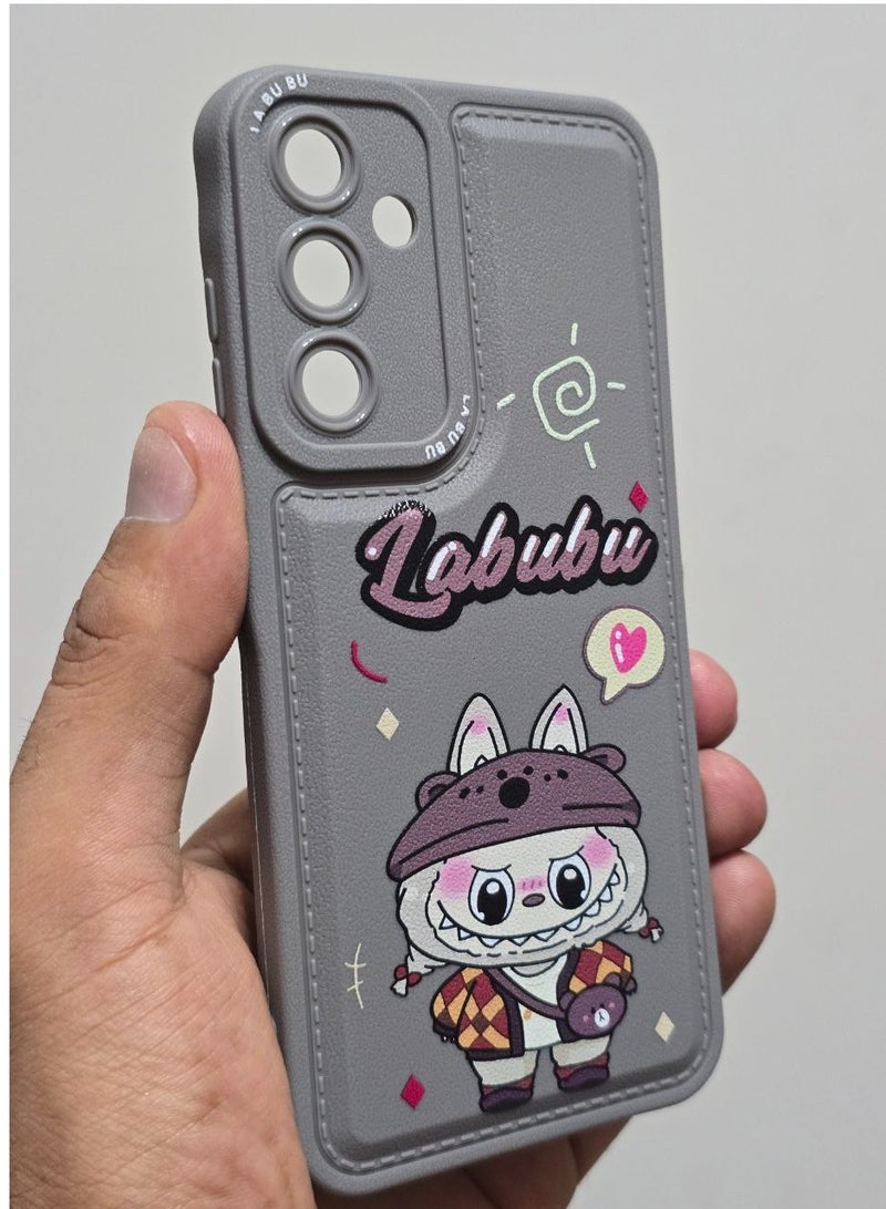 Cartoon Back Cover With the Word LABUBU Compatible With The Phone Samsung Galaxy A15 - Image 1