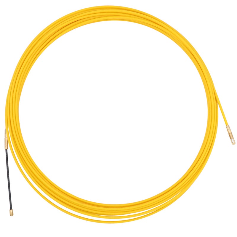 Jeemitery 50 Feet Fiberglass Cable Wire Running Rod Coaxial Electrical Connectable Fish Tape Pull Kit - Image 2