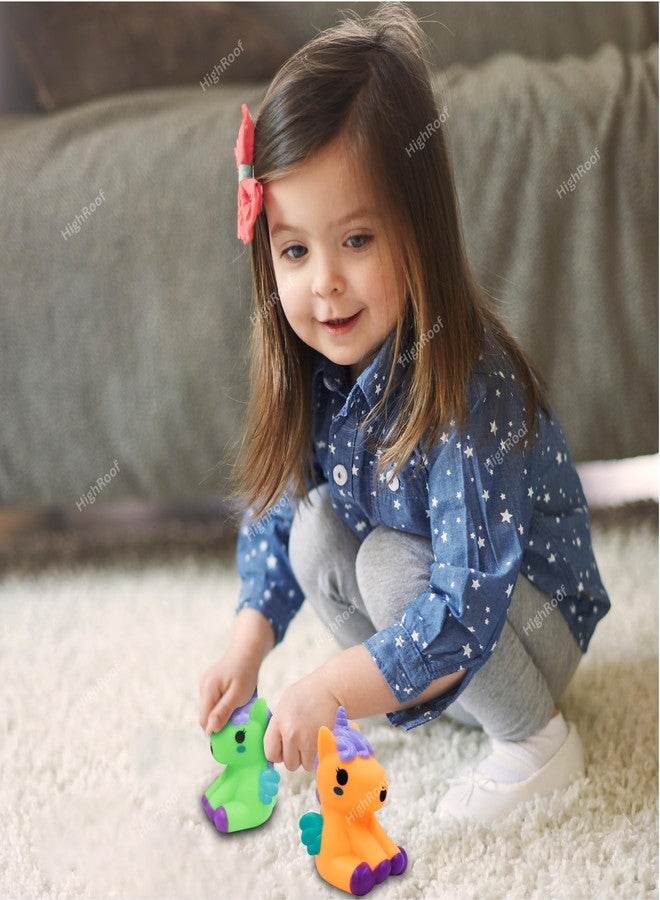HighRoof Squeezy Unicorn Squeeze Noise Good As Bath Toys Chu Chu Funny Toy (Color May Vary, Pack of 2 pcs) - Image 5