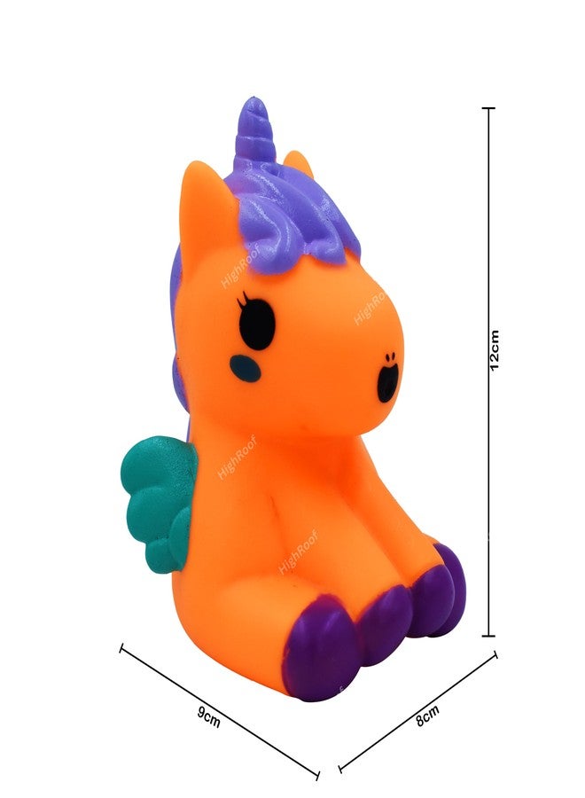 HighRoof Squeezy Unicorn Squeeze Noise Good As Bath Toys Chu Chu Funny Toy (Color May Vary, Pack of 2 pcs) - Image 4