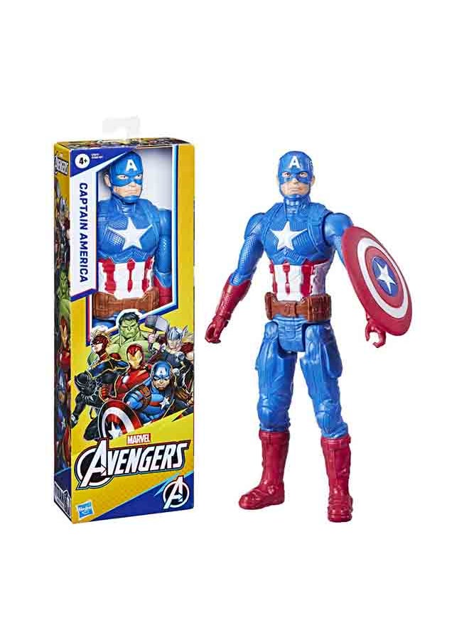 MARVEL - Marvel Avengers Titan Hero Series Captain America - Image 1