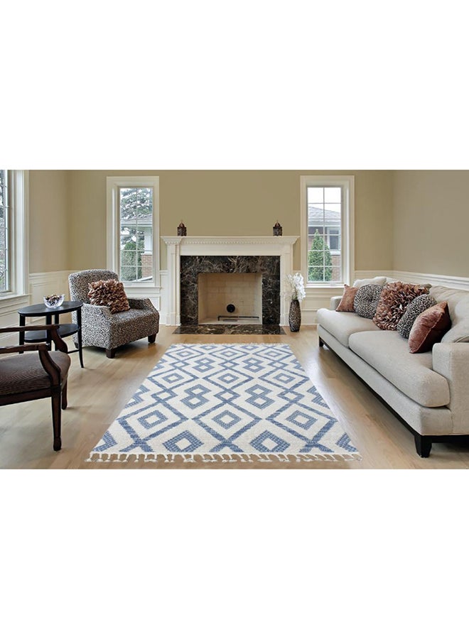 HANDPICKED FURNITURE Geometric Super Soft Durable And Stain Resistant Area Rug For Living Room, Bed Room,Dining Room, Rectangle  - Image 1