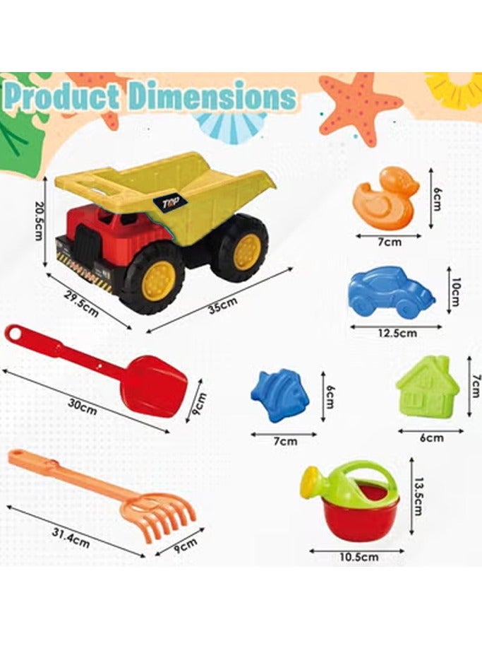 Home Smart Beach Toys Sand Toys for Toddlers Beach Sand Car Toys and Shovels Kids Beach Playsets Sandbox Toys for Kid Travel Outdoor Toys Sand Trays Toy for Boys and Girls Birthday Party Favor - Image 2