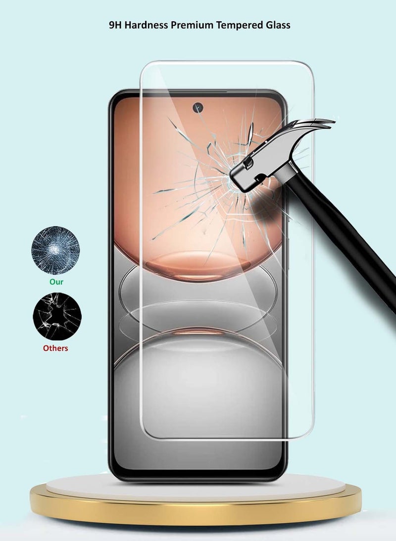 GMAX Realme C75 4G 2024 GMAX Premium Series Curved Edges 9H 2.5D Tempered Glass Screen Protector - Clear - Image 4