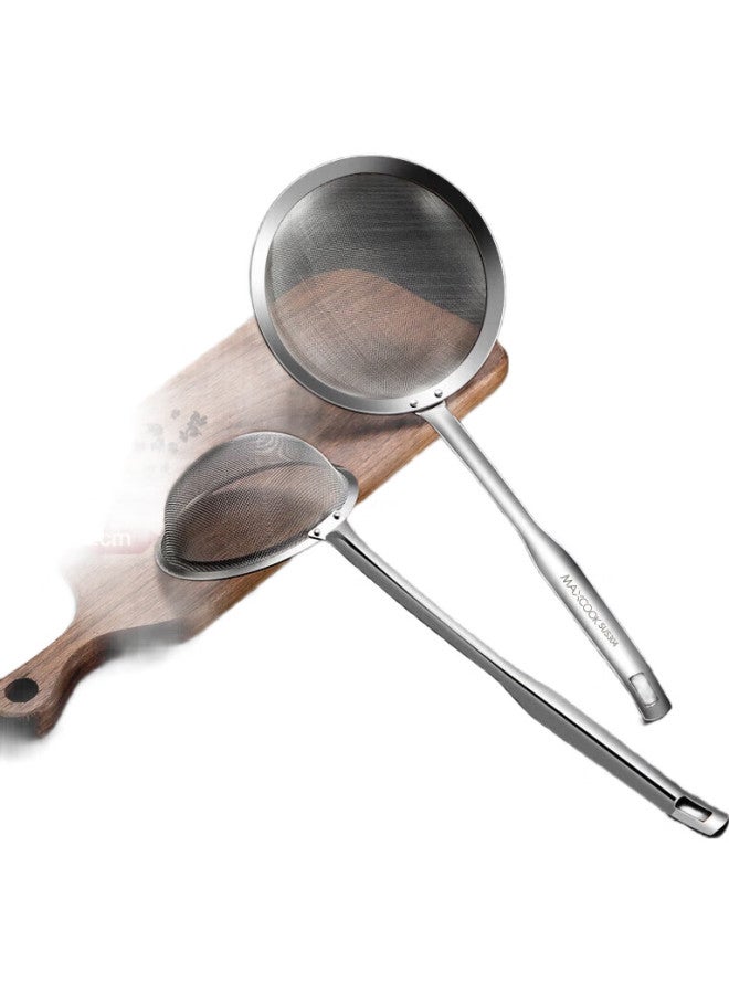 MAX COOK (Maxcook) Strainer, 304 Stainless Steel Deep Mesh Strainer, Wire Skimmer, 30 Mesh Strainer, 12Cm Mccu2458 - Image 2
