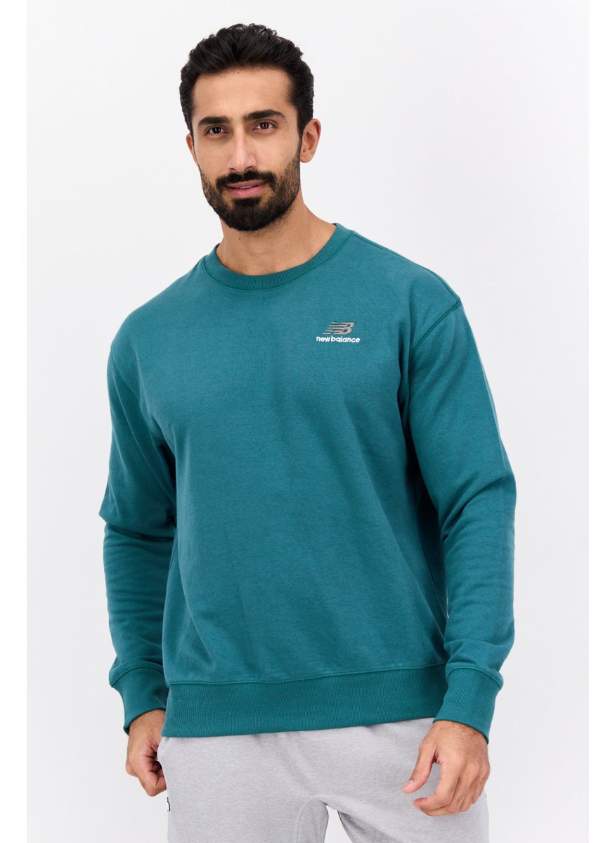 Men Relaxed Fit Long Sleeve Outdoor Sweatshirt, Green - pzsku/ZC502D40C7F6BB90C6933Z/45/_/1737641874/fd023fe3-0d61-460c-8d49-46ab99f4c397