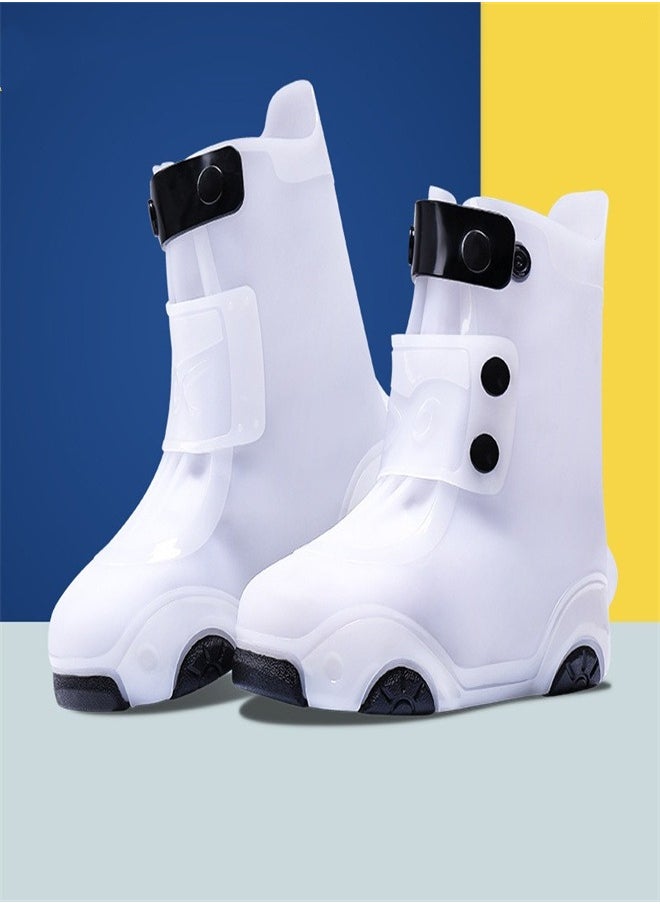 Loquat - Children's Rain Boot cover Milk White, - Image 1