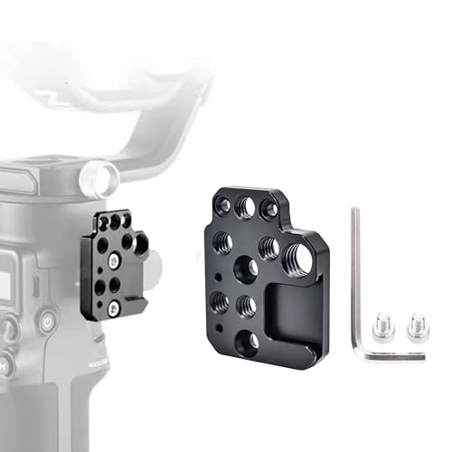 GetZget® Expansion Mount Compatible with DJI Ronin RS4/ Pro, RS3/ Pro, RS2, RSC, RS 3 Mini Gimbal Extension Aluminum Board Accessories - Image 1