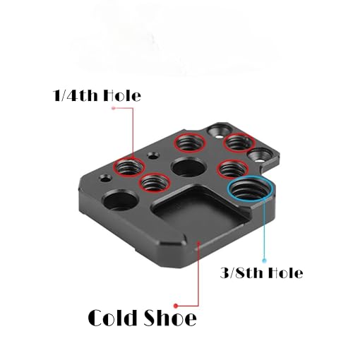 GetZget® Expansion Mount Compatible with DJI Ronin RS4/ Pro, RS3/ Pro, RS2, RSC, RS 3 Mini Gimbal Extension Aluminum Board Accessories - Image 2