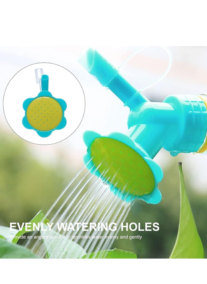 Generic 2 in 1 Bottle Cap Sprinkler Dual Head Bottle Watering Spout Double Ended Bottle Watering Nozzle Bonsai Watering Can Nozzle for Indoor Seedlings Plant Garden Tool  - Image 2