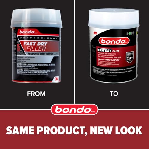 bondo 3M Professional Fast Dry Filler (Quart) - Image 2