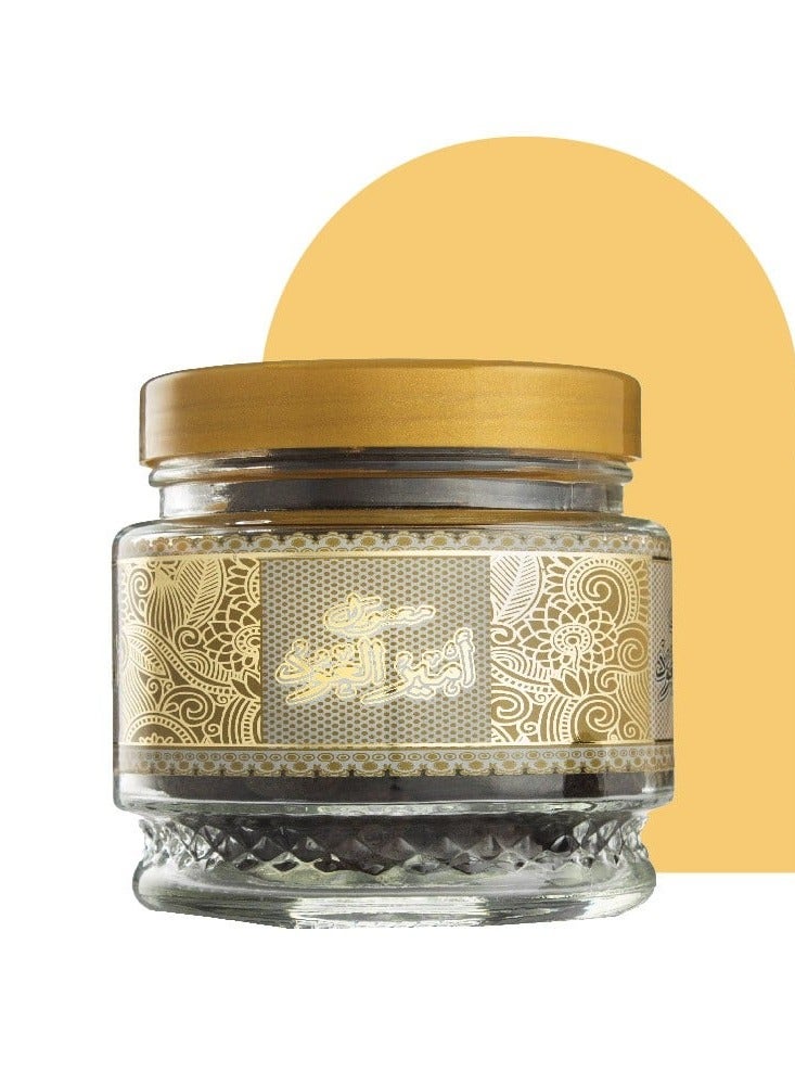 عود لافر معمول أمير العود 185 جرام بخور شرقي فاخر برائحة طويلة الأمد للاستخدام المنزلي والمناسبات - Image 1