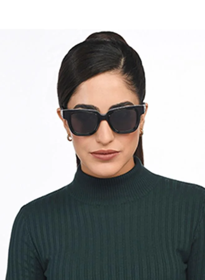 John Jacobs Women's Masaba Collection Full Rim Square Stylish & Premium Sunglasses 100% UV Protected JJ S15787