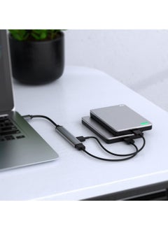 Y&D Mini USB Hub Extensions, for Laptop, 4 Port 3.0 Expander, Ultra Slim Portable Data Applicable Mouse, PC, Splitter Aluminum, Adapter Station  - Image 4
