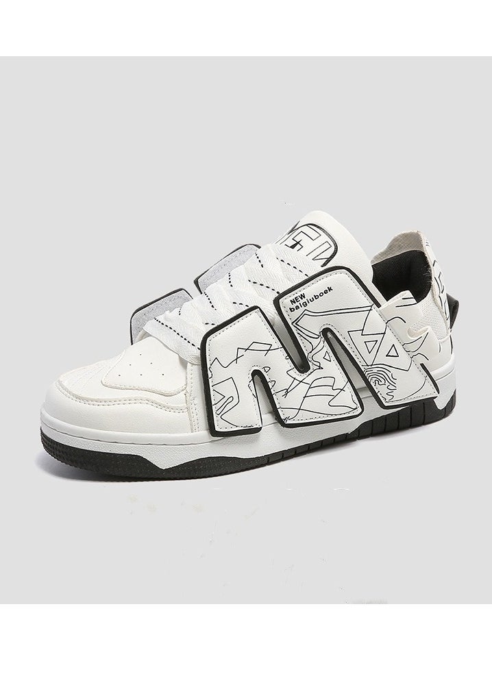 KUYING - New Thick Sole Elevated Board Shoes - Image 1