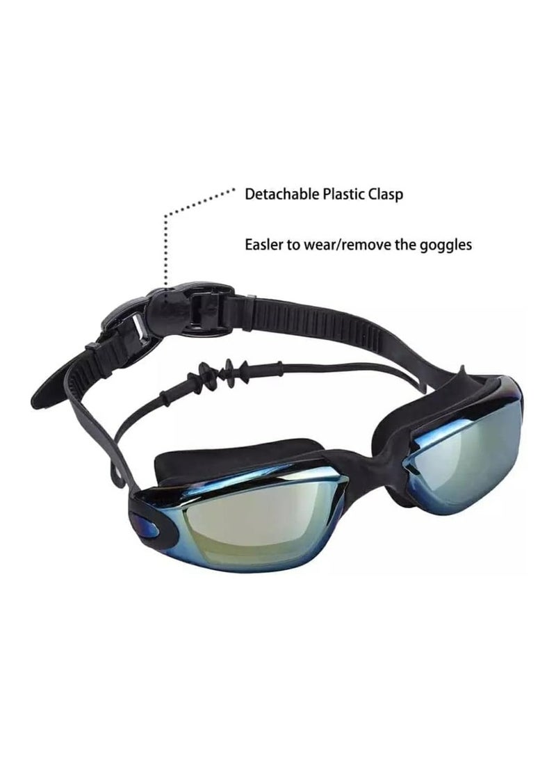 SportQ Swimming Goggles Anti Fog Leak Proof Swimming Goggles for Adults Youth Kids - UV Resistant Swimming Goggles  - Image 3