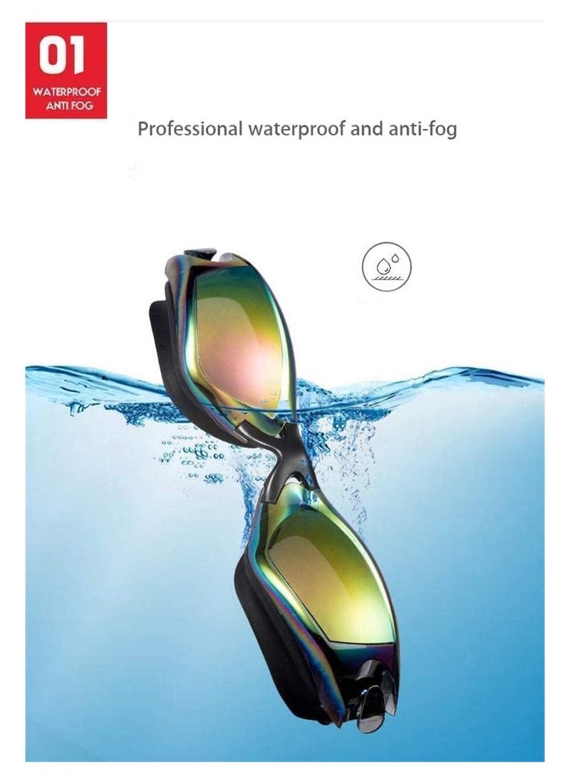 SportQ Swimming Goggles Anti Fog Leak Proof Swimming Goggles for Adults Youth Kids - UV Resistant Swimming Goggles  - Image 4